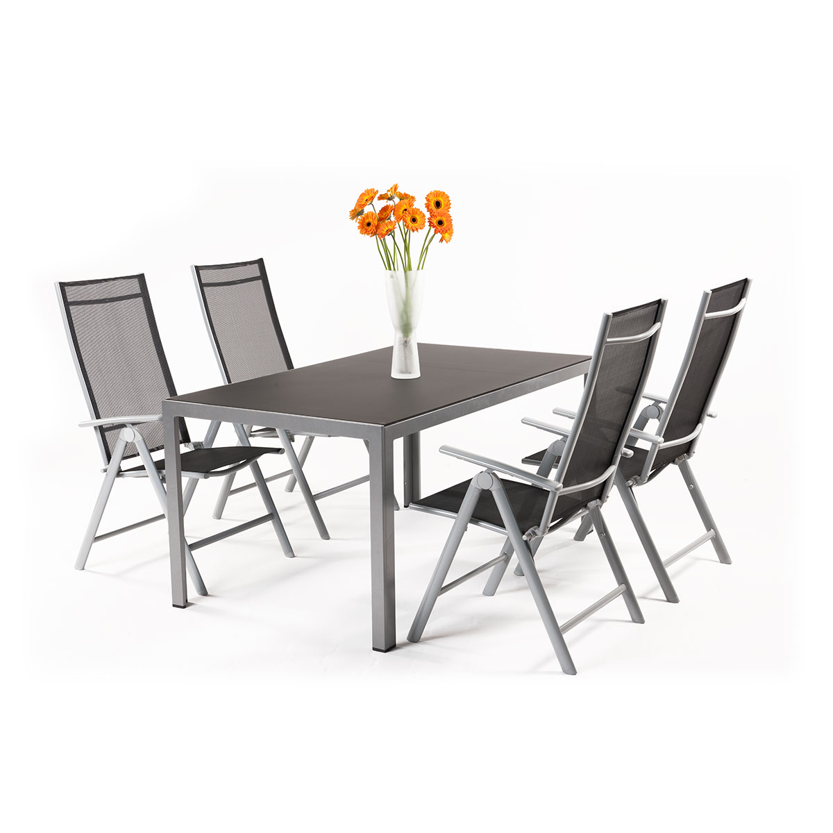 Hliníkový zahradní nábytek - set Regulus 4+