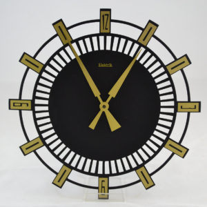 Kuchyňské nástěnné hodiny art deco