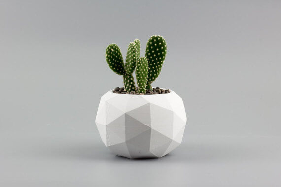 etsy - uniicon - betonový květináč